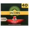 Jacobs Lungo 6 Classico őrölt-pörkölt kávé kapszulában 40 db 208 g