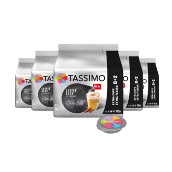 Tassimo Coffee Shop Selections Chai Latte csomag