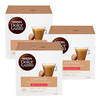 DOLCE GUSTO Cortado Decaffeinato 3 db-os csomag